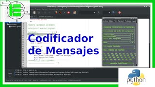 Python Programa codificador de mensajes [upl. by Ogilvie79]