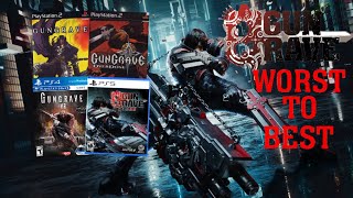 Ranking EVERY GunGrave Game WORST TO BEST Top 4 Games [upl. by Ybanrab]