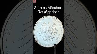 20 EURO Grimms Märchen  Rotkäppchen  Deutschlands erste 20 Euro Silbermünze von 2016  shorts [upl. by Adgam304]