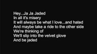 Aerosmith  Jaded with lyrics [upl. by Marybeth268]