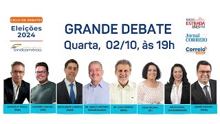 GRANDE DEBATE  CANDIDATOS A PREFEITO A DE CONSELHEIRO LAFAIETE [upl. by Ahso]