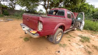 Driving with a dangerous Toyota Tundra through African outback [upl. by Naelopan]