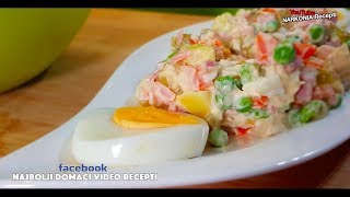 RECEPT Ruska salata  običaj koji mora da se ispoštuje uvek [upl. by Elacsap221]