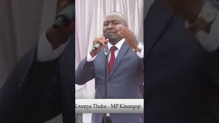 Reprimand Gov Sakaja otherwise we will assume you have send him Hon Kwenyu tells President Ruto [upl. by Notnyw]