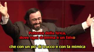 caruso luciano pavarotti karaokê [upl. by Girvin]