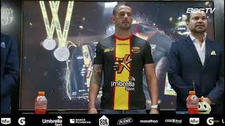 Octavio Rivero de BSC presentó de manera oficial la camiseta que se usará en el BSC5K2024 🏃 [upl. by Fusuy]