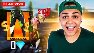 💚 FREITAS AO VIVO 💚 ANGELICAL VERDE DE GRAÇA 💚 FREE FIRE MOBILE 💚 [upl. by Lochner]