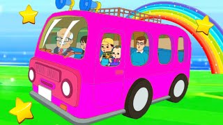 🚌 Wheels on the BUS Songs 🚌 Baby Shark  Compilation By Maxy Funny  Nursery Rhymes [upl. by Jabon]