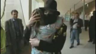 Fans kiss and hug Michael Jackson  HD Quality [upl. by Marcile]