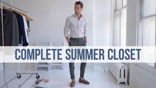 12 Summer Closet Essentials  Men’s Fashion  Outfit Inspiration [upl. by Laurance]