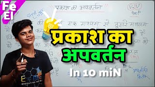 🔥 प्रकाश का अपवर्तन  Prakash Ka Apvartan  Prakash Ke Apvartan Ke niYam  Physics In Hindi [upl. by Burkitt671]