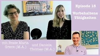 Episode 15 Vorbehaltene Tätigkeiten mit Beate Maria Greve MA und Daniela Thomas MA [upl. by Cris]