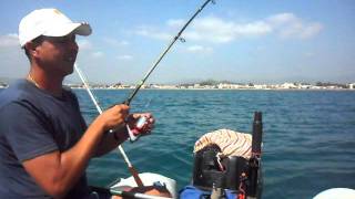 PESCA barca TONIDORADAS COSTA DE AZAHAR 25AGOSTO2011 [upl. by Quintana13]