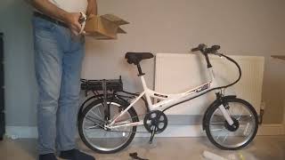 Unbox amp Assembly of EPlus 20in CH25 24V City Ebike Electric Bike [upl. by Irrehs]