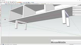 SKETCHUP INTERIOR IKEA STOCKHOLM TV TABLE [upl. by Crissy]