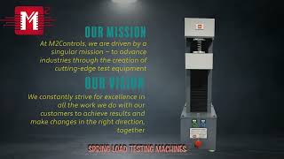 Spring Load Testing Machine manufacturer  MSquare Controls [upl. by Sabra544]