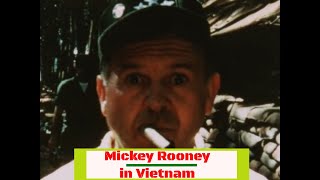 MICKEY ROONEY TOURS VIETNAM WITH THE USO HOME MOVIE XD87045 [upl. by Allain693]