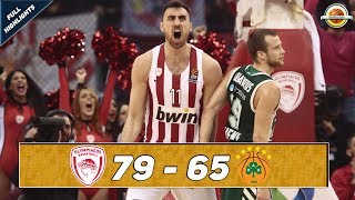 Olympiacos Piraeus  Panathinaikos OPAP Athens 7965 ● Full Highlights ● Round 16 [upl. by Angelle]