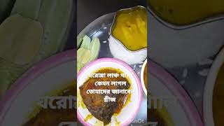 hindisong দিয়ে আজকের দুপুরের খাবার থালি নিয়ে চলে এলাম শুভ দুপুর বেলা youtubeshorts 😊😊🙏🏻 [upl. by Odnomra]