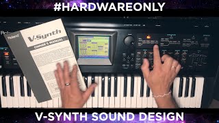 Roland VSynth Basic Sound Design  How to create a beautiful sound with 1 OSCFXARPSTEP MOD [upl. by Zannini363]