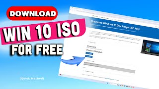 The FASTEST Way to Download Windows 10 ISO for FREE Right Now [upl. by Armillia]