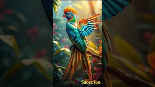 Meet beautiful paradise birds 🐦DigiAIGenerated ParadiseBirdtalArt BirdLovers WildlifeArt AIArt [upl. by Yetak250]