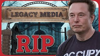 Elon OFFICIALLY destroyed legacy media and they cant recover  Redacted w Clayton Morris [upl. by Rosalind]