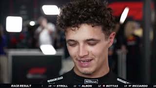 Lando Norris Post Race interview Hungarian Grand Prix f1 landonorris [upl. by Jezabelle406]