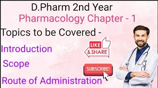 DPharm  Pharmacology  Chapter 1 Notes  Part 1 dpharma pharmacology [upl. by Nevuer]