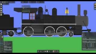 Algodoo 460 Locomotive [upl. by Tav]