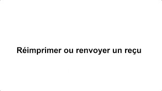 PDV Moneris Go Détail  Réimprimer ou renvoyer les reçus [upl. by Og]