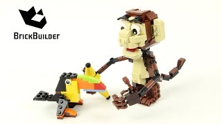 Lego Creator 31019 Forest Animals  Monkey  Lego Speed Build [upl. by Anneh]