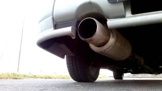 Subaru Forester SF5 stb sti Genome exhaust sound [upl. by Acimot]