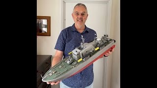 Building a radio controlled torpedo boat  the SLEC KD Perkasa Part 5 [upl. by Michail19]