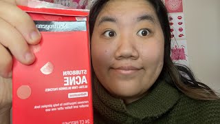 Neutrogenia stubborn acne blemish patches review [upl. by Dione]