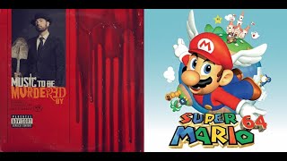 Eminem vs Super Mario 64  Godzilla Race Mashup [upl. by Grange]