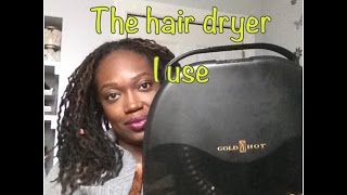 Gold N Hot Hair Dryer Brush Review  Blow Dry amp Style All in One  Niara Alexis [upl. by Nananne191]