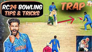 Real Cricket™ 24 BOWLING TRICK 🔥  RC24 BOWLING TIPS  RC24 WICKET TRICK  GAMERX [upl. by Melda443]