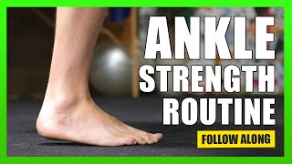 Ankle Exercises for Injury Recovery amp Prevention  10 MINUTES  Ankle Strength Exercise Routine [upl. by Acinoreb]