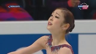 2013 WC 김연아 Yuna KIM SP  Kiss of the Vampire BESP British Commentary [upl. by Aliza]