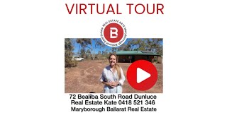 72 Bealiba South Rd Dunluce  Virtual Tour Real Estate Kate [upl. by Podvin]