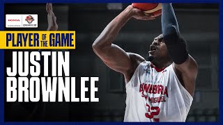 JUSTIN BROWNLEE SHOWCASED DOUBLEDOUBLE FOR GINEBRA  PBA Season 49 Governors Cup [upl. by Dulcine]