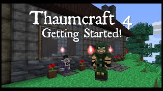 Thaumcraft 4 Getting Started Part 2 The Basics and Thaumaturgy [upl. by Marleah]