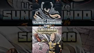 Sung Jinwoo vs Ainz Ooal GownSaitama  overlord onepunchman sololeveling sungjinwoo saitama [upl. by Adnawat]