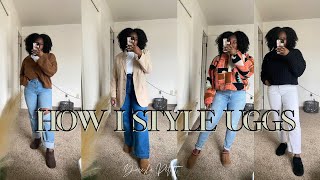 How I Style Uggs  Tazz  Tasman Ultra Mini  and Slippers  ugg uggs ootd outfits outfitideas [upl. by Adams]