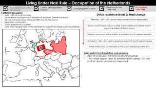 OCR History B Nazi Germany Recap Ep 13  Occupation of the Netherlands [upl. by Leahcimnoj]