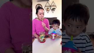 Mom burps pranks cute baby 🍼🐥🍼shortvideo 😘🤩🤩 [upl. by Patt]