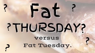 Understanding Fat Thursday and Fat Tuesday in Catholic Tradition 🥳🙏 [upl. by Ahsinet]