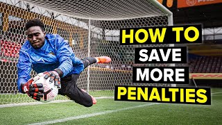 PENALTY SAVING secrets from a pro coach  goalkeeper tutorial [upl. by Elrak913]