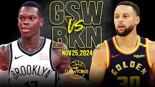 Golden State Warriors vs Brooklyn Nets Full Game Highlights  Nov 25 2024  FreeDawkins [upl. by Alessig422]